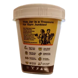 High Protein Peanut Butter Creamy Dark Chocolate