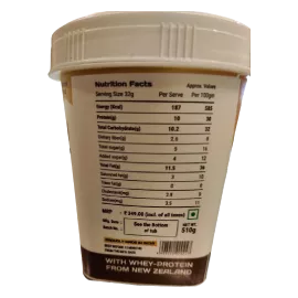 High Protein Peanut Butter Creamy Dark Chocolate